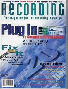 REVISTA DE GRABACIÓN JUNIO 2001. PLUGINS, ALISON MARRÓN, ARREGLAR PISTAS, REVISIONES, ¡MÁS! - Imagen 1 de 3