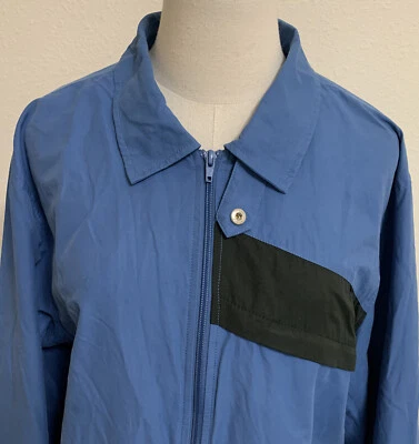Vintage Volcom Jacket Blue 2 Pockets With Snap Closures XL Chest 46”; Logo - Image 1 of 4