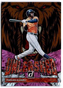 2022 Donruss Unleashed Pink Fireworks #UL-10 YORDAN ALVAREZ  Houston Astros 