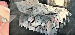 RARE Springmaid Anastasia Percale Twin Sheet Set 1980s - Picture 1 of 5