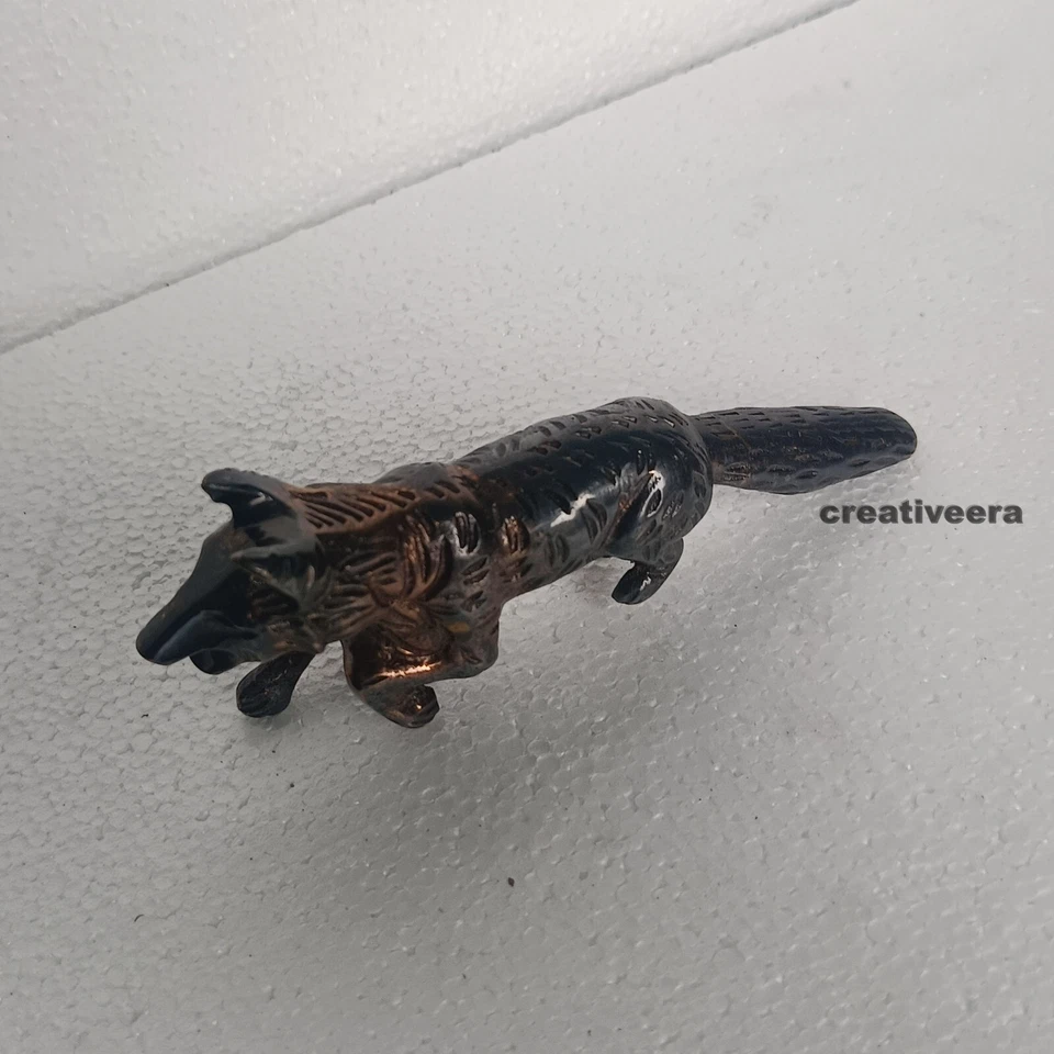 Men's Choice Wolf Vintage Brass Antique Designer Handle For Walking Stick Cane - Image 1 of 4