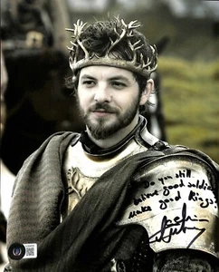 Gethin Anthony Game of Thrones Signed 8x10 Photograph BECKETT (Grad Collection) - Picture 1 of 3