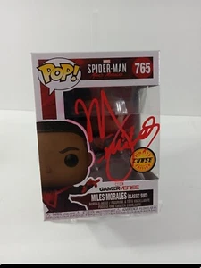 Funko Pop! ~ Miles Morales #765 CHASE * Firmado por Nadji Jeter* Leer PSA DESC - Imagen 1 de 11