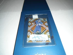 Khalil Shakir 2022 Leaf Metal Draft Gold Wave Rookie Card  1/1 Signed /Ebay Auth - Picture 1 of 8