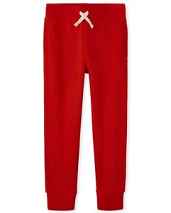 Boys' Active Fleece Jogger Sweatpants Red Medium - Picture 1 of 3