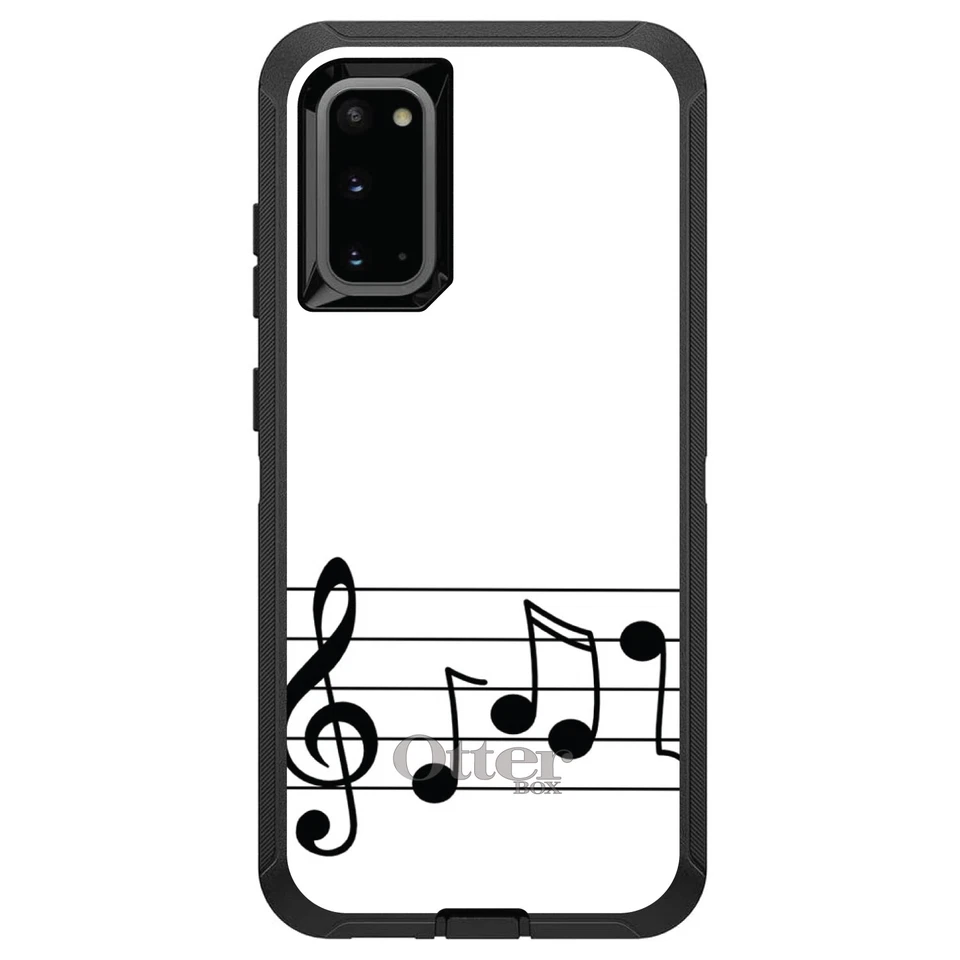 OtterBox Defender for Galaxy S (Choose Model) Treble Staff Music Notes - Image 1 of 1