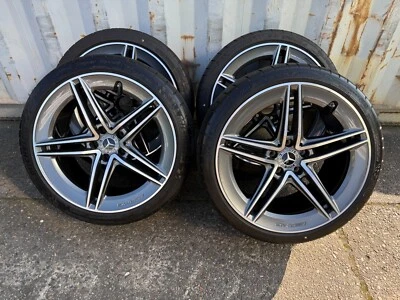 Original Mercedes C63 AMG 19" Sommerräder C205 Coupe Cabrio w.NEU Felgen C 63 - Bild 1 von 4