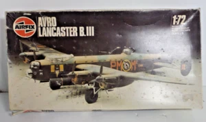Arvo Lancaster B.III 1:72 scale Airfix 9 08002 1982 vintage - Picture 1 of 2