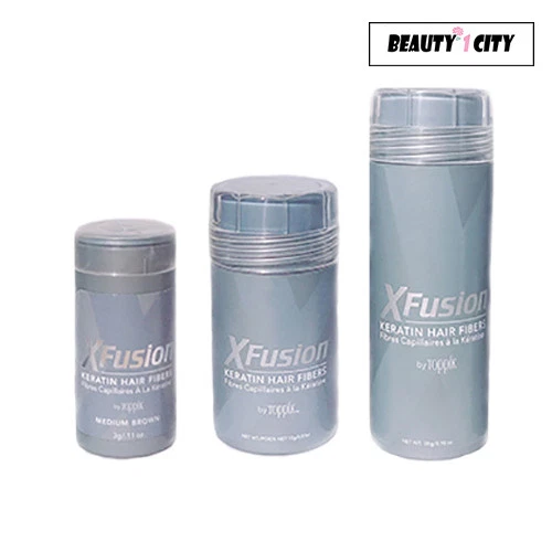 XFusion Keratin Hair Fibers - Black / Dark Brown / Medium Brown / Light Brown - Image 1 of 1