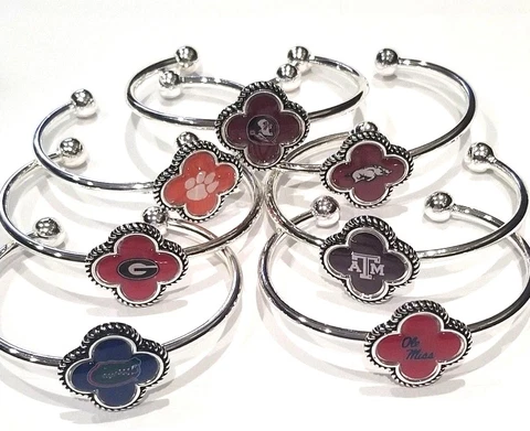 New NCAA Officially License College Bracelet- Bangle various teams Cover