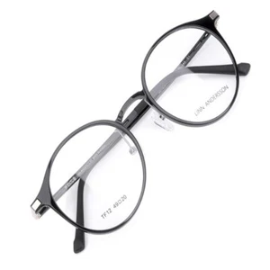 Tricyclo Glasses Ultem horn Frame Mens Womens Unisex eyeglasses Black Korean - Picture 1 of 7