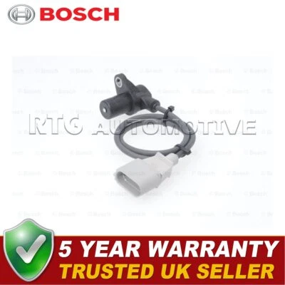 Bosch Crankshaft Sensor Fits Audi A4 A8 A6 Allroad 3.7 4.2 5.2 + Other Models - Image 1 of 4