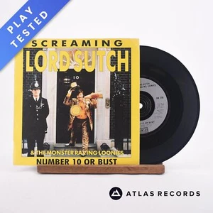 Screaming Lord Sutch - Number 10 Or Bust - 7" Vinyl Record - VG+/EX - Picture 1 of 8