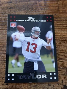 2007 Topps Football Zac Taylor Rookie Card RC Bengals Super Bowl LVI - Picture 1 of 2