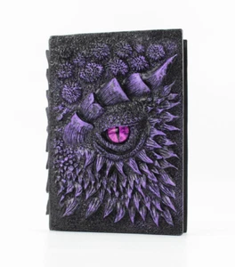 DRAGON'S EYE JOURNAL - PURPLE Dragon Eye Textured Hardcover | NEW - Picture 1 of 8