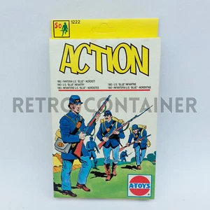 Soldatini A-TOYS ESCI - Action US Blue Infantry Nuovo Sigillato MISB Atlantic - Picture 1 of 1