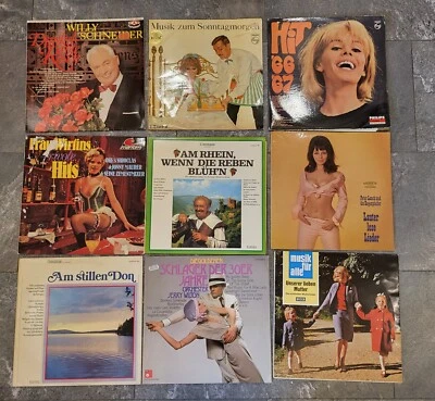 9 Schallplatten Sammlung . Volksmusik Der 30er Und 60er - Bild 1 von 2