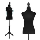 Mannequin Body Dress Form Torso Female Manikin 49.6-63.4 Inch Height Adjustable