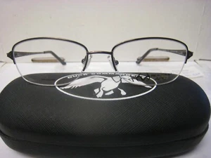 REAL TREE EYEGLASS FRAMES Style R419 Sz. 52-16-135-32v BROWN With CASE - Picture 1 of 6