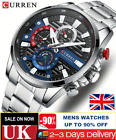 Luxury Mens Sports Watches Waterproof Chronograph Date Analog Quartz Wrist Watch