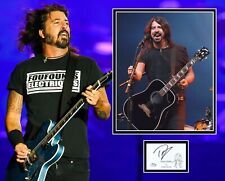 DAVE GROHL SIGNED FOO FIGHTERS PHOTO MOUNT ALSO ACOA