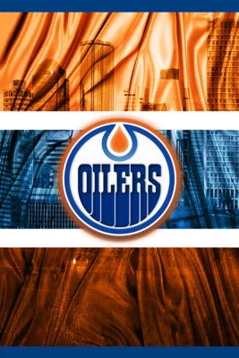 EDMONTON OILERS Poster 16x20in Oilers NHL Christmas Gift Free Shipping US - Image 1 of 4