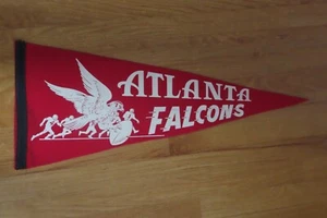 Rare  1st Year 1966 ATLANTA FALCONS 29" Pennant TOMMY NOBIS RANDY JOHNSON - Bild 1 von 3
