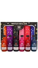 Whitley Neill Opened Christmas Cracker Selection of 6 x 5cl  EMPTY Miniatures