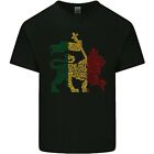 Rasta Lion Jamaica Reggae Music Jamaican Mens Cotton T-Shirt Tee Top