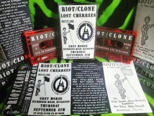 Riot/Clone – Live In Kingston UK 2003 Cassette Tape Punk UK82 Exploited crass Oi - Picture 1 of 7