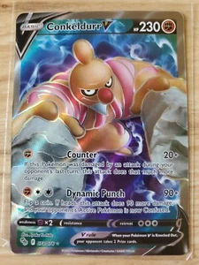 Conkeldurr V (arte completo) 073/078 Pokémon GO Holo - Imagen 1 de 2