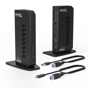 Steckbare UD-3900Z USB 3.0 und USB-C Universal Laptop Dockingstation für Windows - Bild 1 von 7