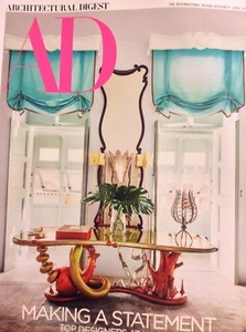 Architectural Digest Magazine Top Designers At Home April 2018 051018nonrh - Picture 1 of 1