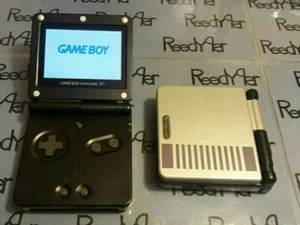 NES Classic Edition Black AGS-101 MINT GameBoy Advance SP Bright Nintendo System - Picture 1 of 5