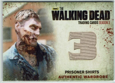 Walking Dead Season 3 Part 1 TWD Wardrobe M28 Prisoner Shirts ALBUM EXCLUSIVE - Image 1 of 2
