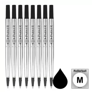 8 piezas recambios de tinta Parker 0,7 mm M negro ajuste soneto serie IM Urban bolígrafo - Imagen 1 de 5