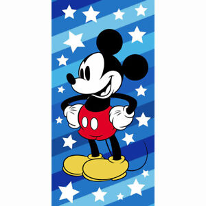 NEW Walt Disney Mickey Mouse Classic Beach Towel Super Soft Large Size 27"x54"