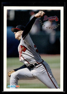 1994 Fleer Steve Avery #350 Atlanta Braves - Image 1 of 2