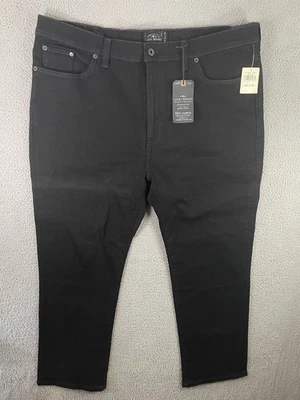 Lucky Brand Jeans Men 44x30 Black Stretch 329 Classic Straight Leg Casual NWT - Image 1 of 4