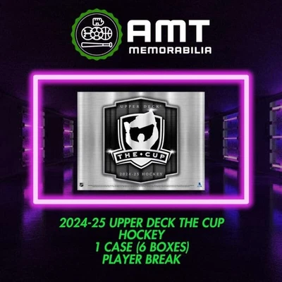 Jakob Pelletier Calgary Flames 2024-25 UD The Cup 1X Case 6X Box Break #1 - Image 1 of 3