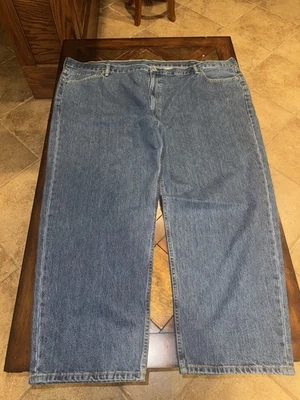 LEVI STRAUSS 550 RELAXED FIT JEANS 56x30 Medium Wash Big and Tall - Image 1 of 4