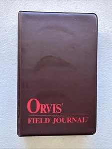 Vintage Orvis Field Journal, Daily Fly-fishing Record Brown 1990, Never Used! - Bild 1 von 6