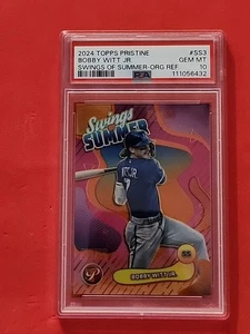 Bobby Witt Jr 2024 Topps Pristine Swings of Summer PSA 10 22/25 Case Hit SSP - Picture 1 of 4