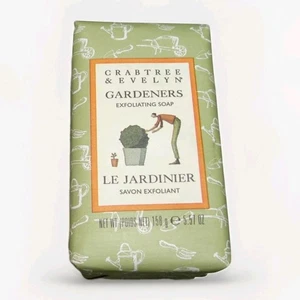 # Jabón en barra exfoliante Crabtree & Evelyn Gardeners ~ 5,57 oz 158 g ~ Nuevo y sellado - Imagen 1 de 1