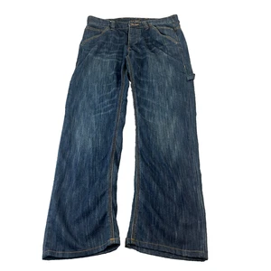 Armani Herren Jeans 34 30 Baggy Relaxed Loose Carpenter Hammer Loop Schnurrhaare Y2K - Bild 1 von 11