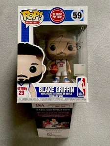 DETROIT PISTONS- BLAKE GRIFFIN AUTOGRAPH FUNKO POP 59 JSA CD05266 - Picture 1 of 6