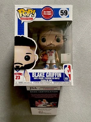 DETROIT PISTONS - BLAKE GRIFFIN AUTÓGRAFO FUNKO POP 59 JSA CD05266 Foto 1 de 4