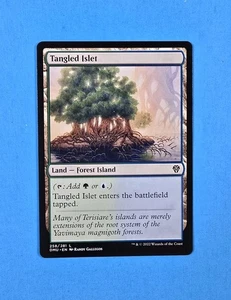 1x Tangled Islet Dominaria United 2022 DMU Mtg Magic Gathering Karte Land 258 - Bild 1 von 2