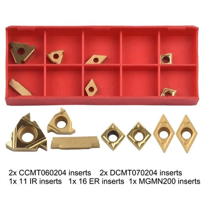 CARBIDE CCMT060204 11IR 16ER MGMN200 DCMT070204 inserts pour usinage de pr??cision