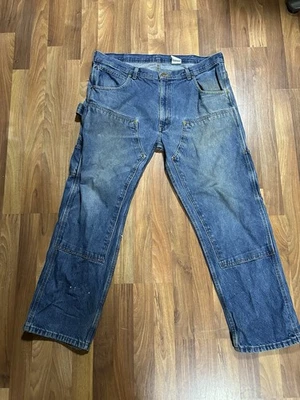 Vintage Key Double Knee Logger Carpenter Jeans Denim Distressed 38 x 30 - Image 1 of 4